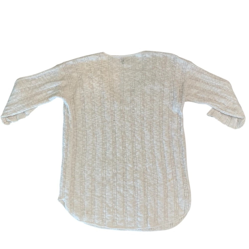 Vintage Liberty Knits Made in USA Open Knit V-Neck Sweater - Picture 3 of 9